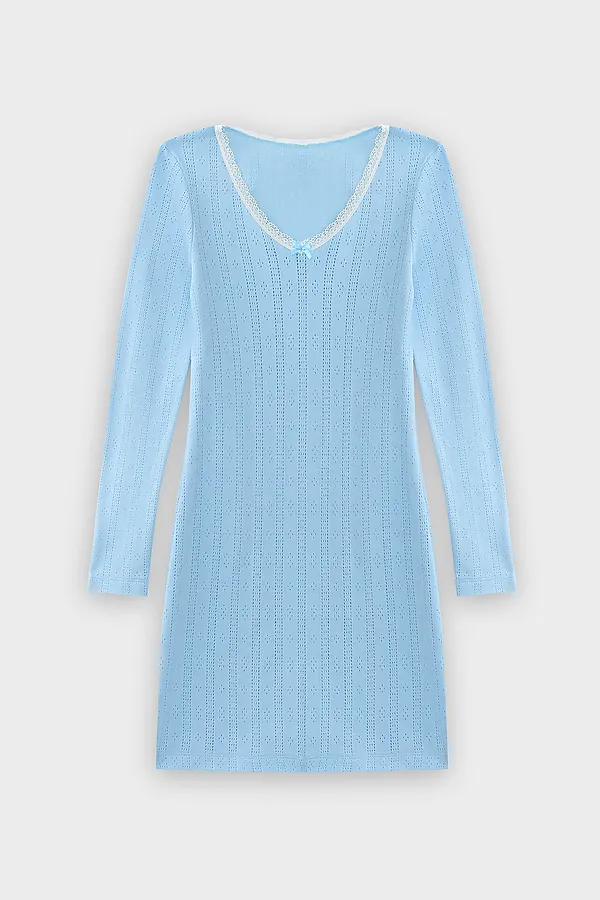 Сорочка ночная для девочек MARK FORMELLE, голубой - фото 2