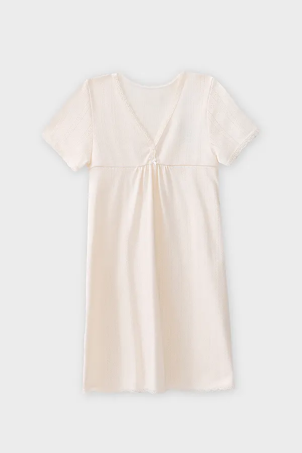 Сорочка ночная для девочек MARK FORMELLE, молочный - фото 2