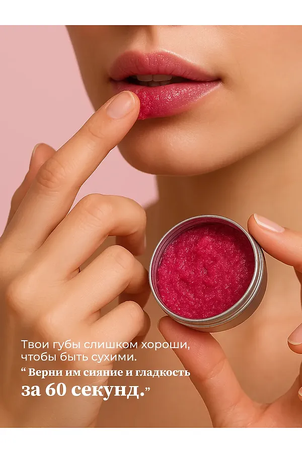 Manita Professional Сахарный скраб для губ клубничный / Strawberry Lip Scrub, 30 мл KRISTALLER, - - фото 2