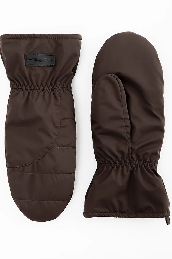 223R, Варежки женские HOOPS, коричневый - фото 2
