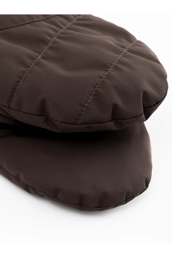 223R, Варежки женские HOOPS, коричневый - фото 2