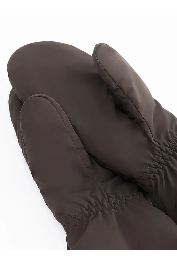 223R, Варежки женские HOOPS, коричневый - фото 2