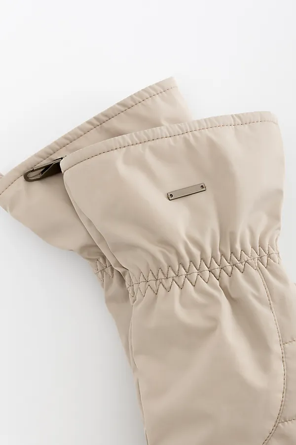 223R, Варежки женские HOOPS, бежевый - фото 2