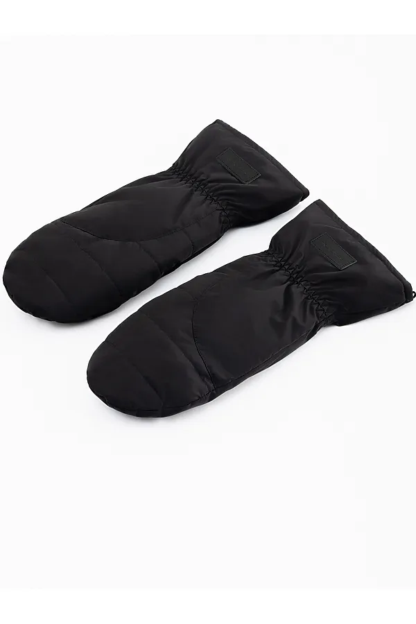 223R, Варежки женские HOOPS, черный - фото 2