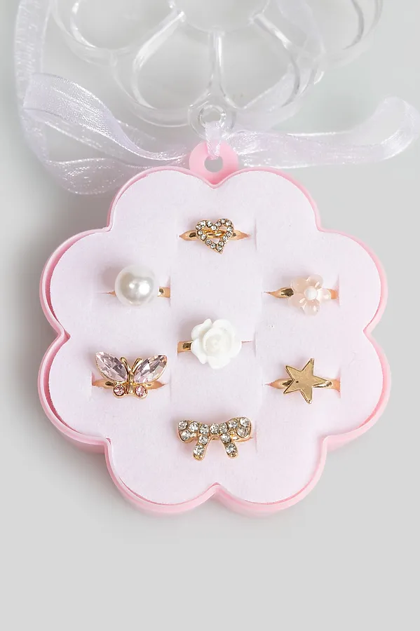 Набор из 6 колец ACOOLA, разноцветный - фото 2