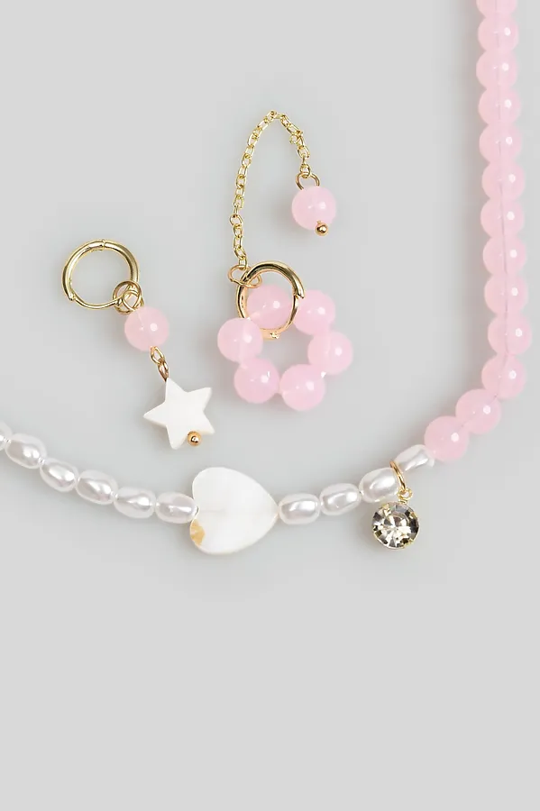 Набор (бусы + серьги) ACOOLA, разноцветный - фото 2