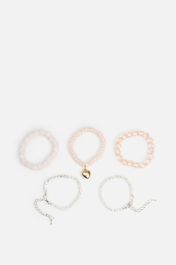 Набор из 5 браслетов ACOOLA, разноцветный - фото 2