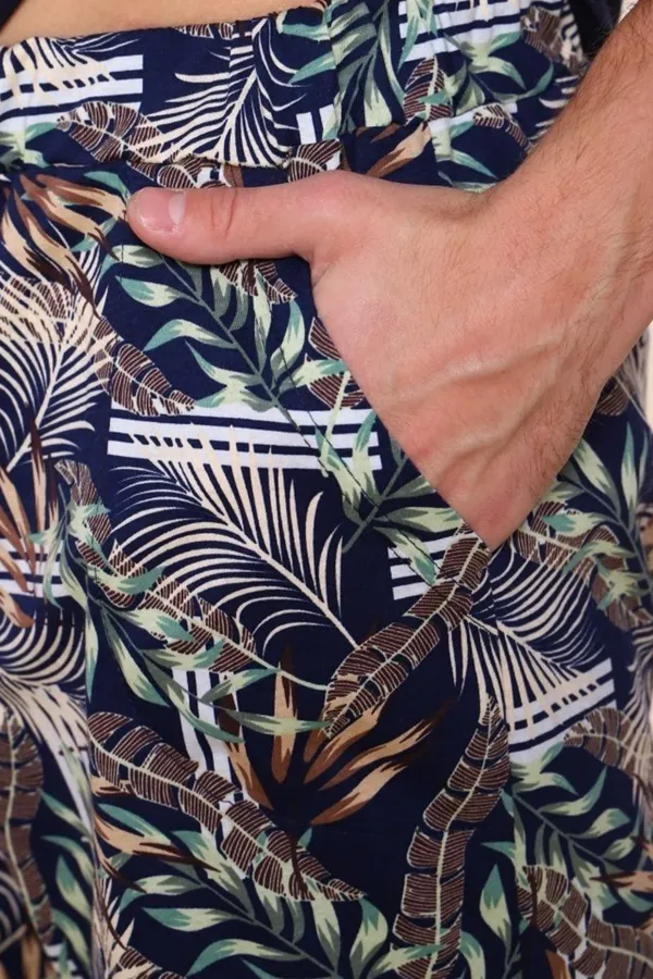 Костюм с шортами 806 Папоротник НАТАЛИ, темно-синий - фото 2