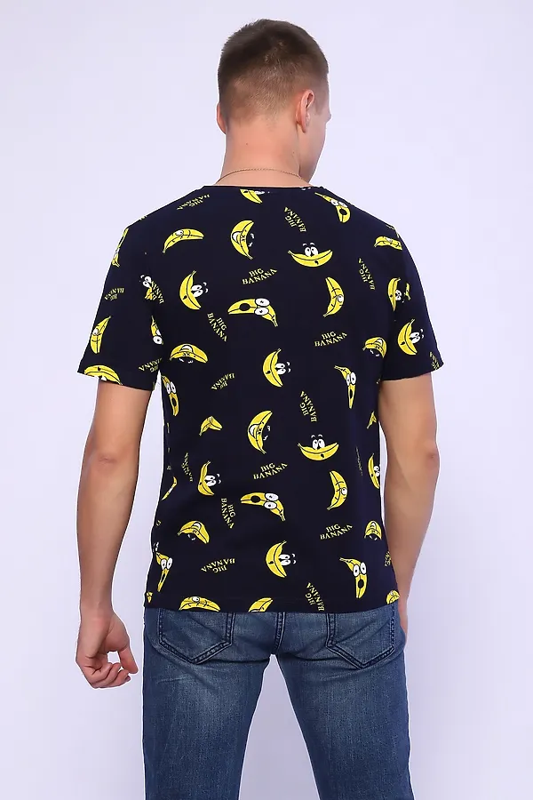 Футболка 2217 Бананы НАТАЛИ, черный - фото 2