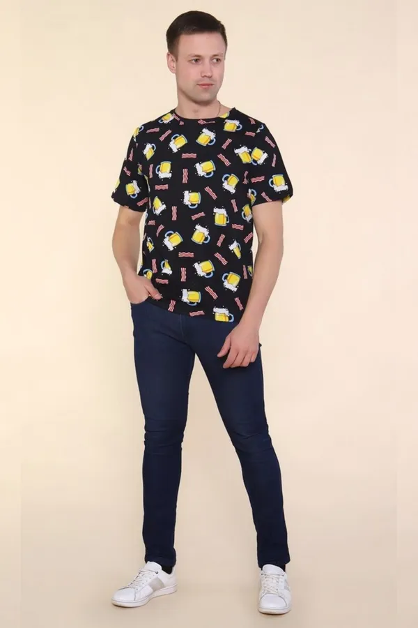 Футболка Пиво НАТАЛИ, черный - фото 2