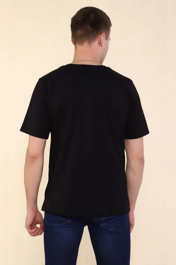 Футболка 2224 Тату дракона НАТАЛИ, черный/красный - фото 2