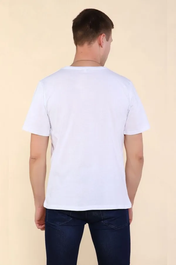 Футболка 2224 Тату дракона НАТАЛИ, белый/красный - фото 2