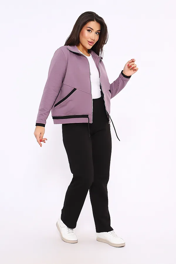 Костюм с брюками 647 НАТАЛИ, лавандовый - фото 2