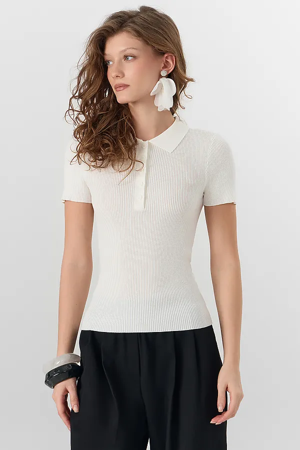 Джемпер женский MARK FORMELLE, молочный - фото 2