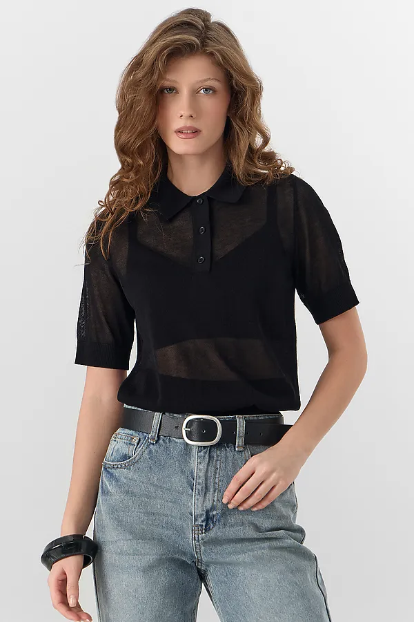 Джемпер женский MARK FORMELLE, черный - фото 2