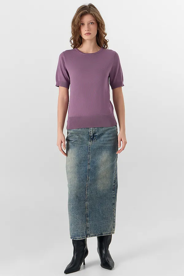 Джемпер женский MARK FORMELLE, бордово -серый - фото 2