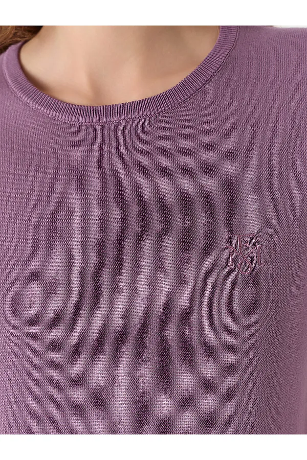 Джемпер женский MARK FORMELLE, бордово -серый - фото 2