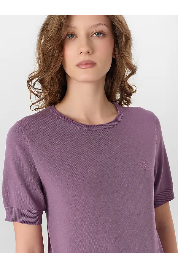 Джемпер женский MARK FORMELLE, бордово -серый - фото 2