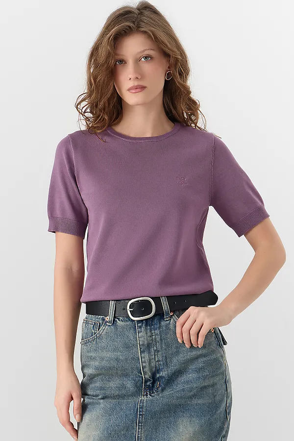 Джемпер женский MARK FORMELLE, бордово -серый - фото 2