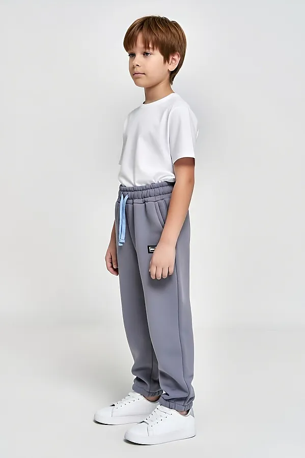 Детские брюки 430 НАТАЛИ, серый - фото 2