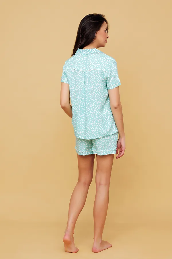 Пижама с шортами 228 НАТАЛИ, ментоловый - фото 2