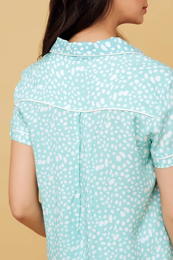 Пижама с шортами 228 НАТАЛИ, ментоловый - фото 2