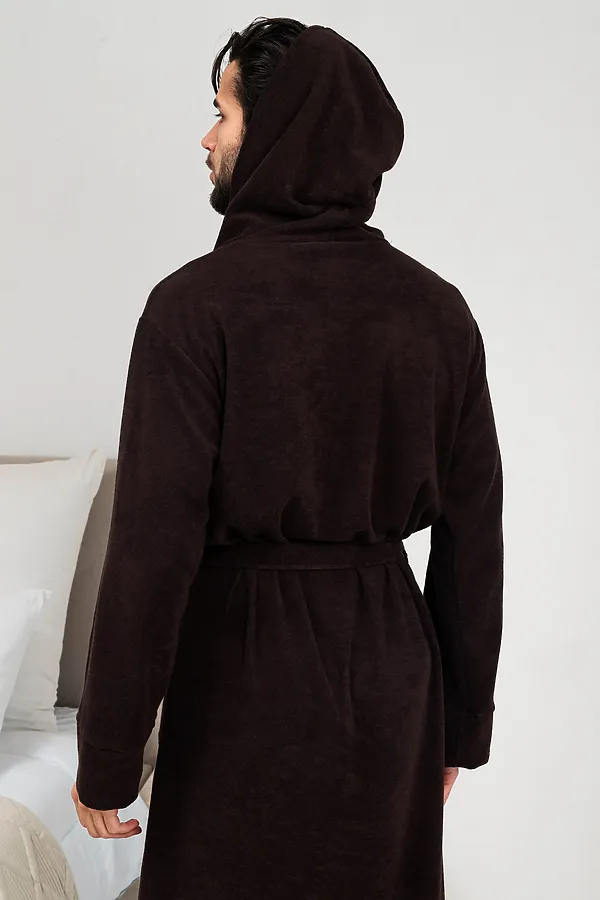 Халат 319 НАТАЛИ, темно-коричневый - фото 2