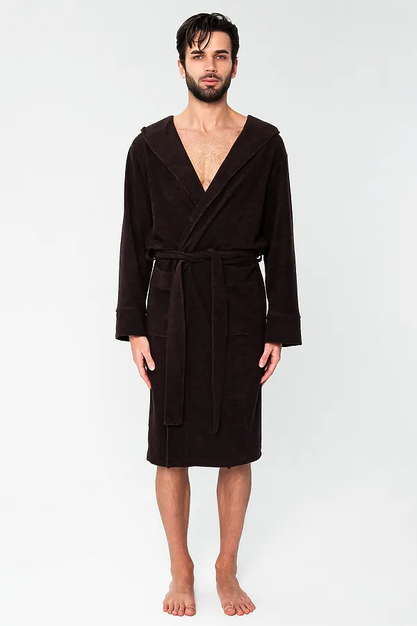 Халат 319 НАТАЛИ, темно-коричневый - фото 2