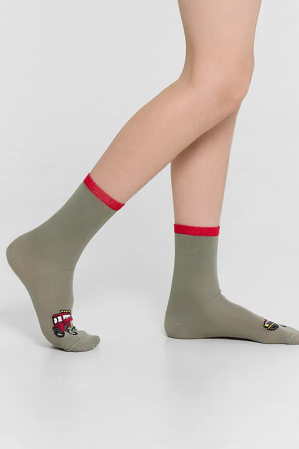 Носки детские MARK FORMELLE, оливка - фото 2