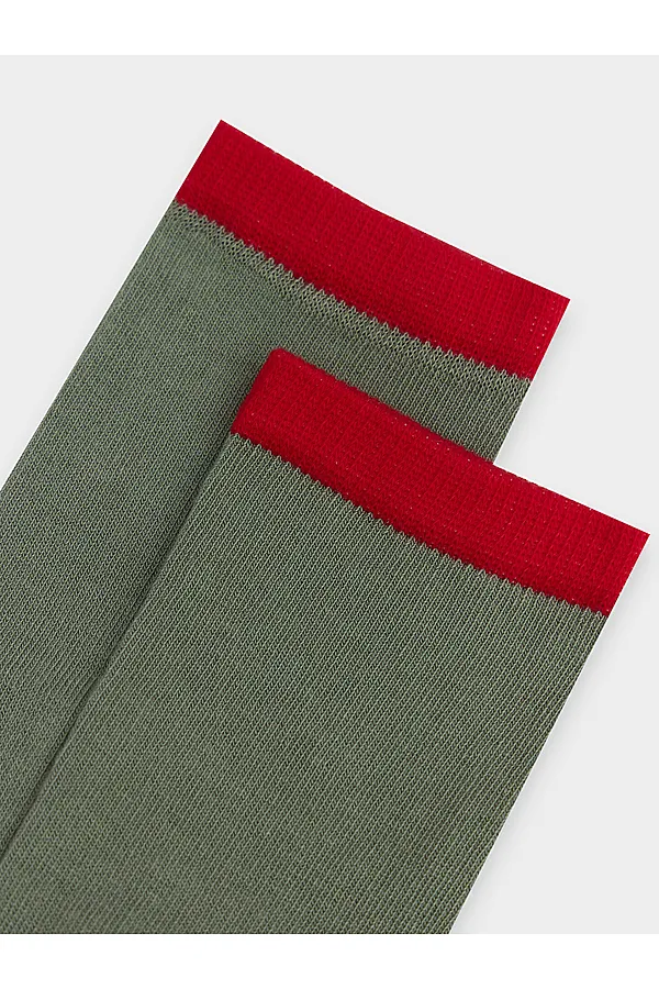 Носки детские MARK FORMELLE, оливка - фото 2