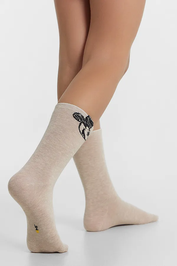 Носки детские MARK FORMELLE, бежевый меланж - фото 2