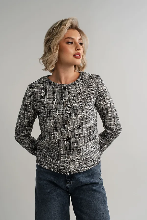 Костюм с брюками Марлин LADY TAIGA, серый - фото 2