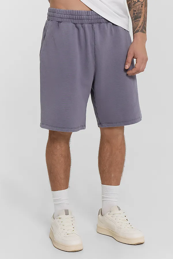 Шорты мужские MARK FORMELLE, acid wash серый - фото 2