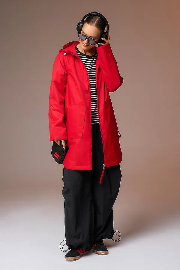 Плащ женский HOOPS, красный - фото 2