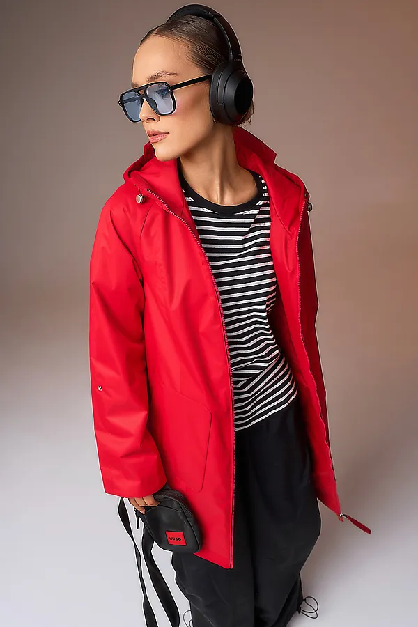 Плащ женский HOOPS, красный - фото 2