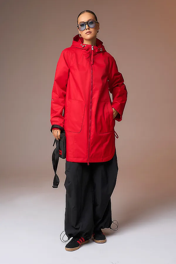 Плащ женский HOOPS, красный - фото 2