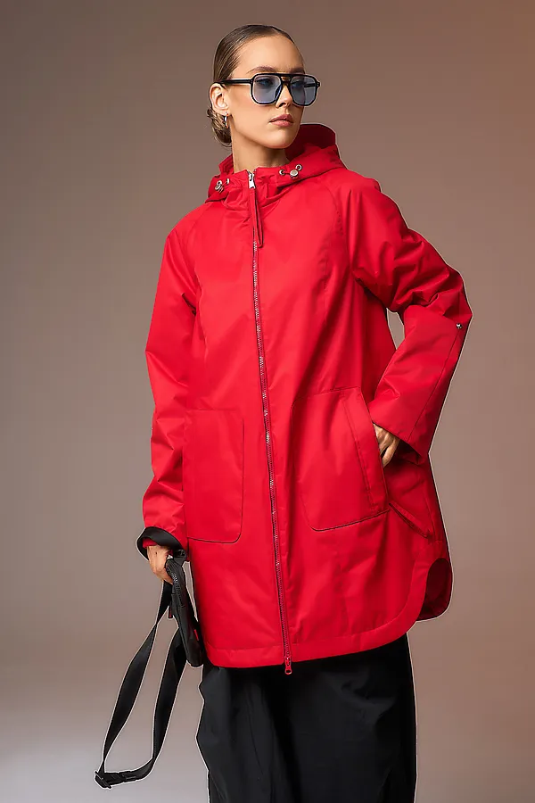 Плащ женский HOOPS, красный - фото 2