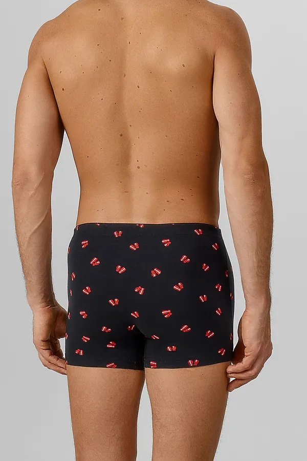 Трусы мужские MARK FORMELLE, боксерские перчатки на черном - фото 2