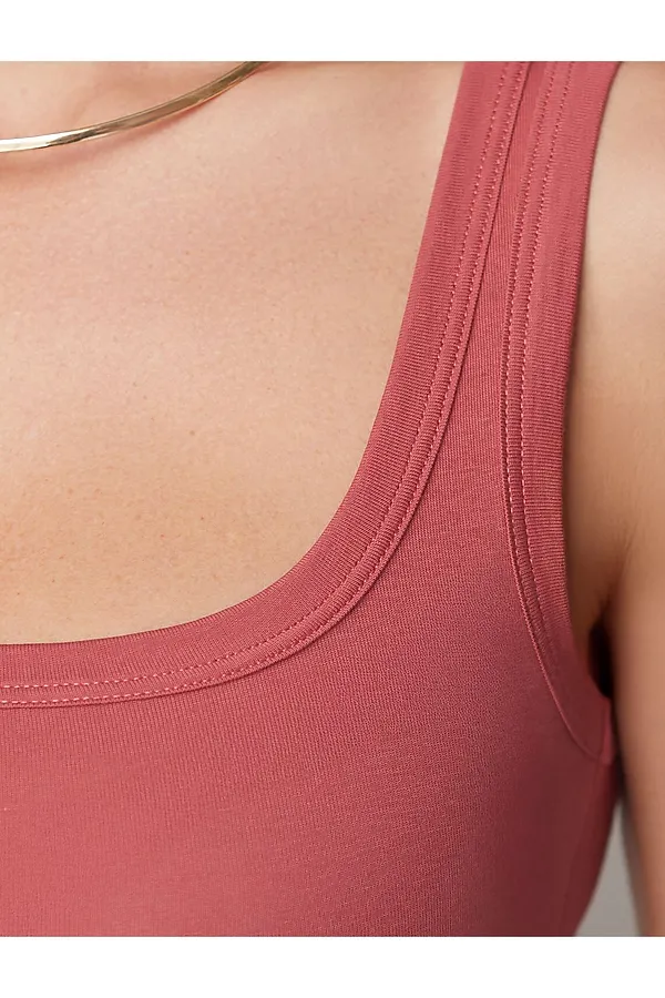 Топ облегающий из эластичного хлопка VILATTE, т.коралл - фото 2