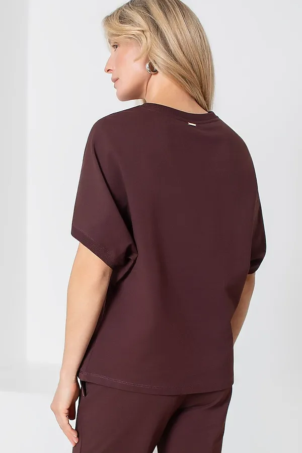 Футболка VILATTE, коричневый - фото 2