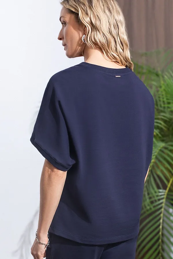 Футболка VILATTE, т.синий - фото 2