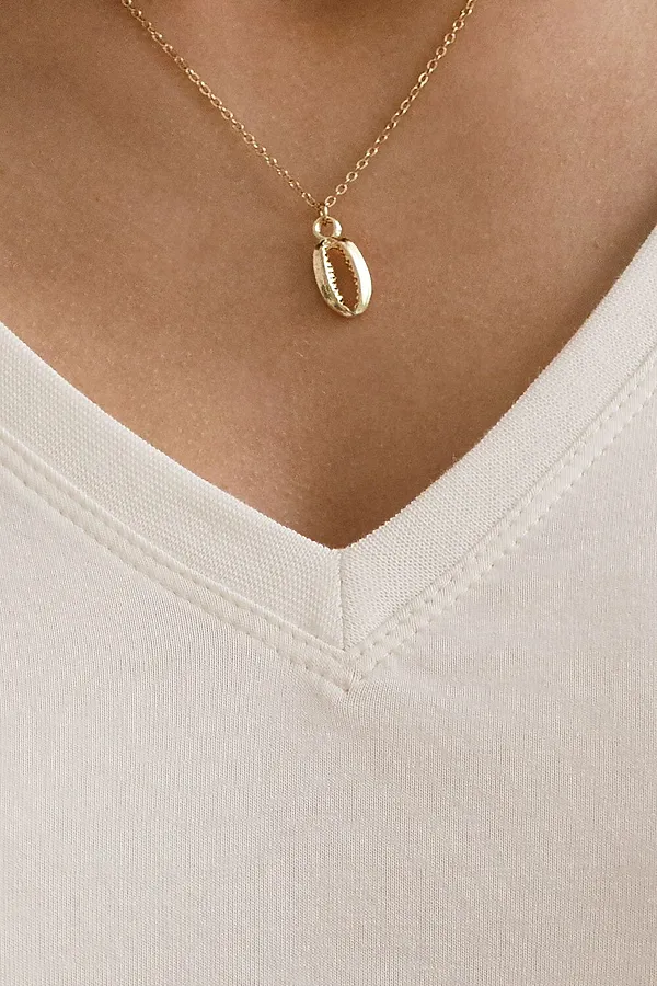 Базовая футболка из премиального хлопка с V образным вырезом VILATTE, молочный - фото 2