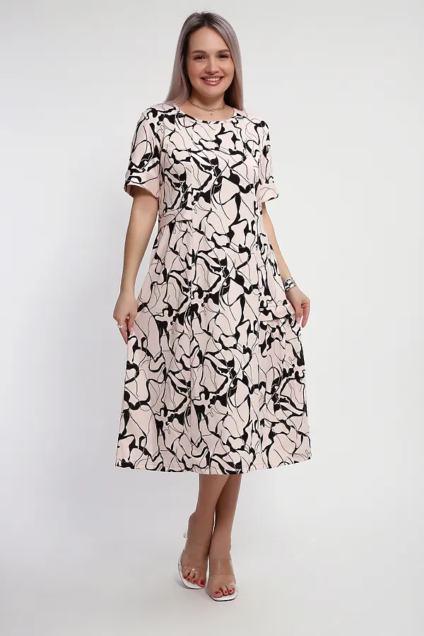 Платье 066 НАТАЛИ, бежевый - фото 2