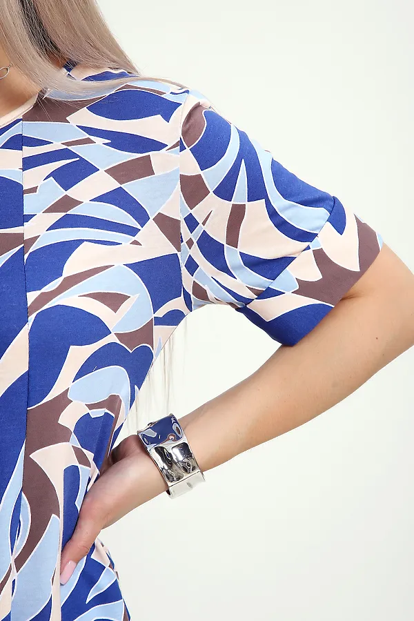 Платье 066 НАТАЛИ, голубой - фото 2