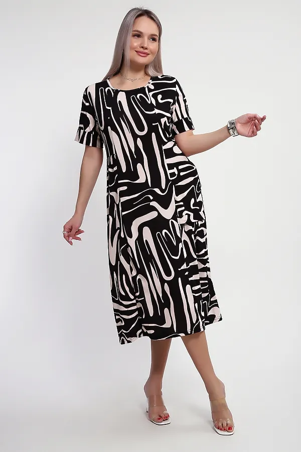 Платье 066 НАТАЛИ, черный - фото 2