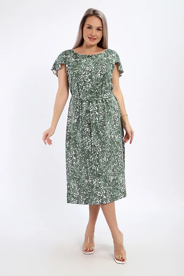 Платье 065 НАТАЛИ, зеленый - фото 2