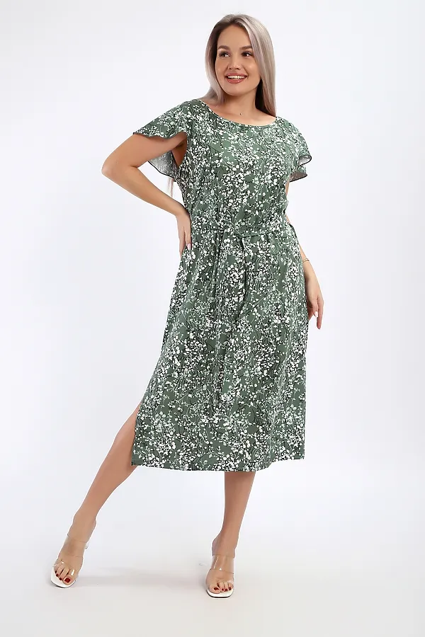 Платье 065 НАТАЛИ, зеленый - фото 2