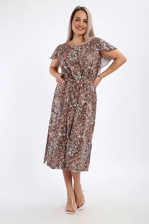 Платье 065 НАТАЛИ, коричневый - фото 2