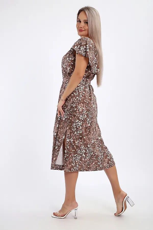 Платье 065 НАТАЛИ, коричневый - фото 2