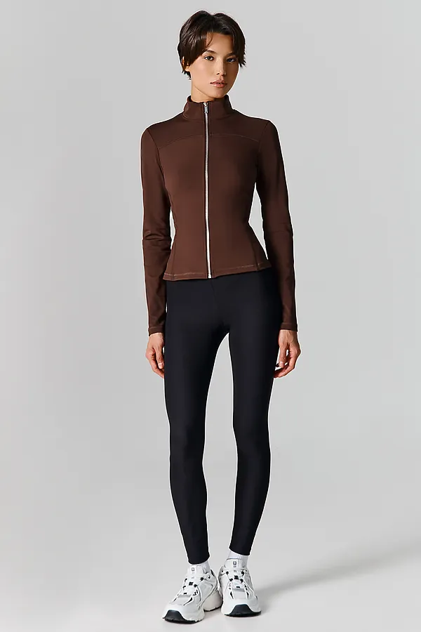 Жакет женский MARK FORMELLE, шоколадное мартини +печать - фото 2